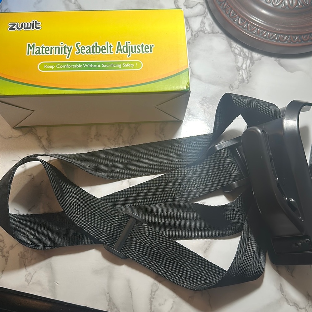 Belly bump safety belt